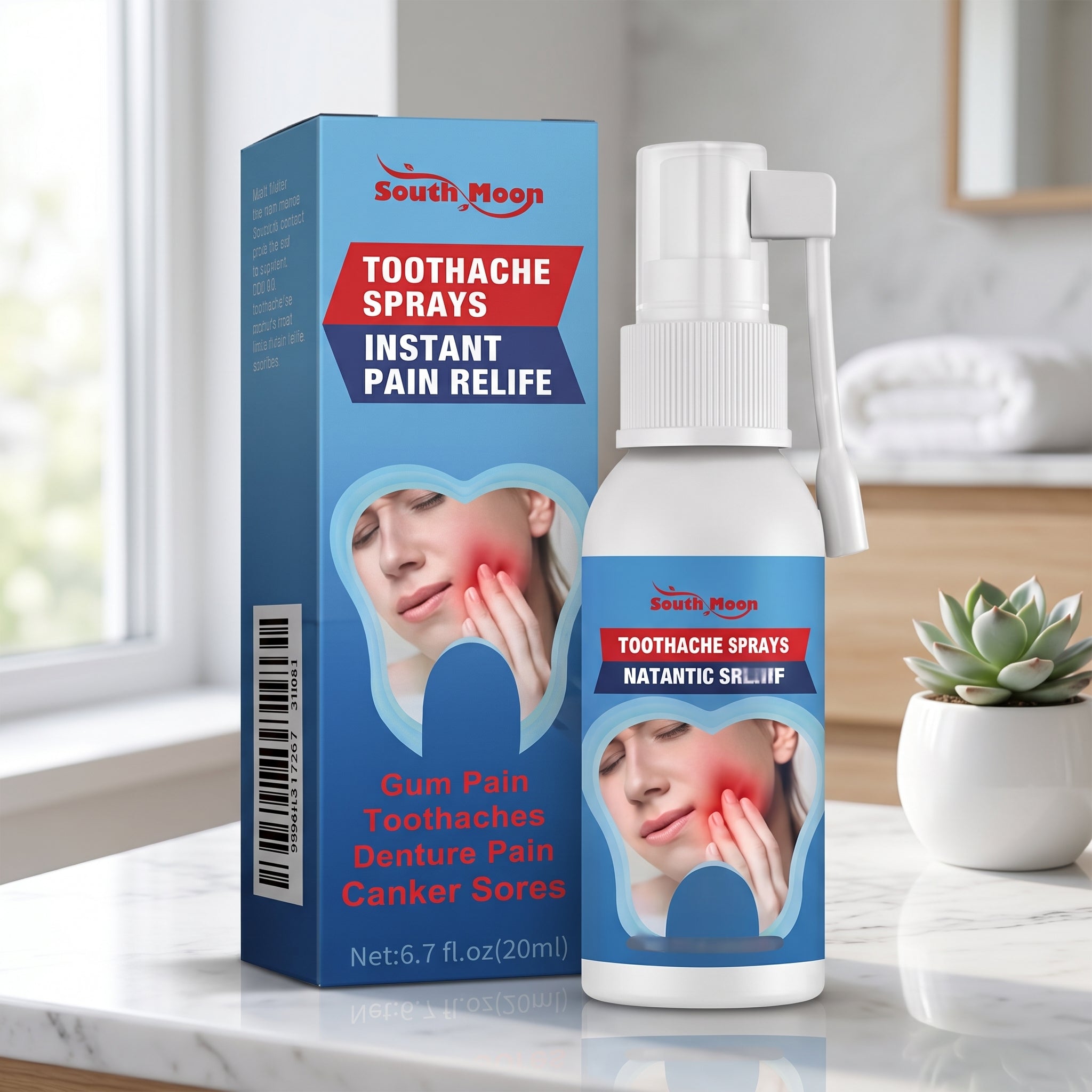 🦷 Toothache Spray – Soulagement rapide contre le mal de dents