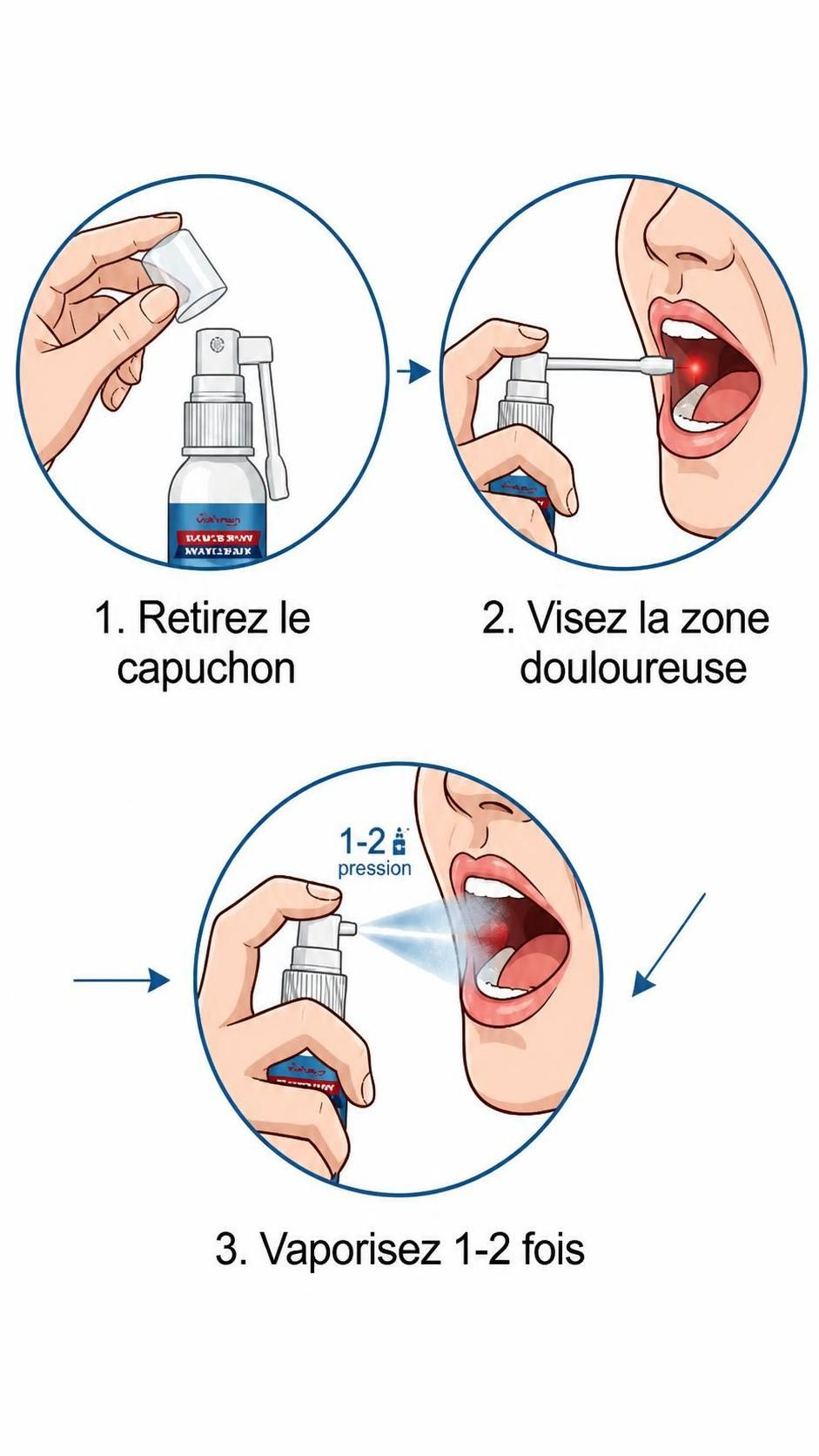 🦷 Toothache Spray – Soulagement rapide contre le mal de dents